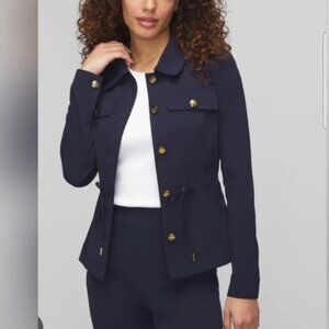 WHBM Tie Waist Shacket, Size 4, Like New